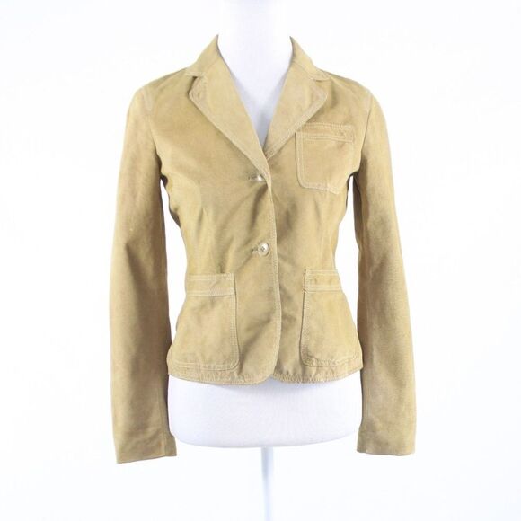 Kenneth Cole beige suede jacket XS - Picture 1 of 8